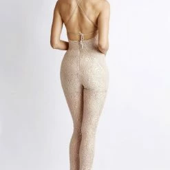 Baccio Couture Baccio Sirena Paint Caviar Jumpsuit