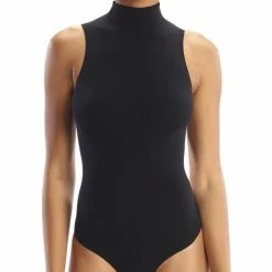 Commando Ballet Mockneck Sleeveless Bodysuit Thong