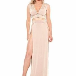 Birthday Suit Vie Sauvage Double High Slit Skirt
