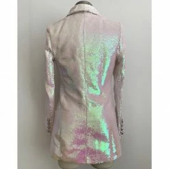 Influencer Style Jessica Bara Steve Sequin Oversized Blazer Dress