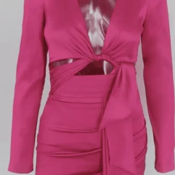 Jessica Bara Kylie Dress Knot Front Dress