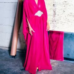 Influencer Style Ela Kaftans Embellished Long Kaftan