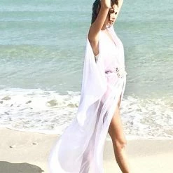 Influencer Style Ela Kaftans Embellished Long Kaftan