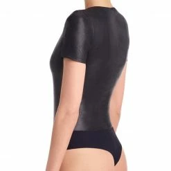 Commando Faux Leather Tee Bodysuit