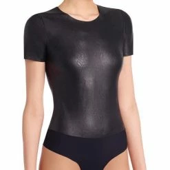 Commando Faux Leather Tee Bodysuit