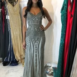 Colors Dress Glow Embellished Dress