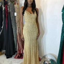 Colors Dress Glow Embellished Dress