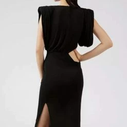 Jessica Bara Veronica Short Sleeve Cut Out Mini Dress