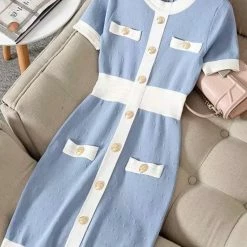 Jessica Bara Draven Short Sleeve Bodycon Mini Dress