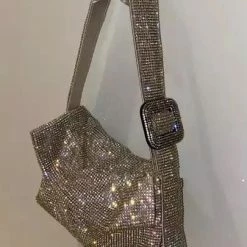 Jessica Bara Angelique Rhinestone Buckle Mini Bag The Event Shop