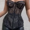 Birthday Suit Jessica Bara Diviana Strapless Lace Bustier Top