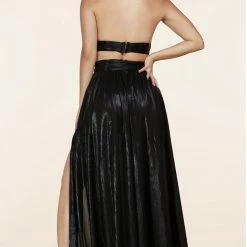 Jessica Bara Amethyst Halter Neck Double Leg Slit Gown Summer Lovin'