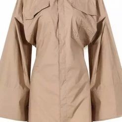 Jessica Bara Noriane Long Sleeve Button Down Dress Reve Doll Essentials