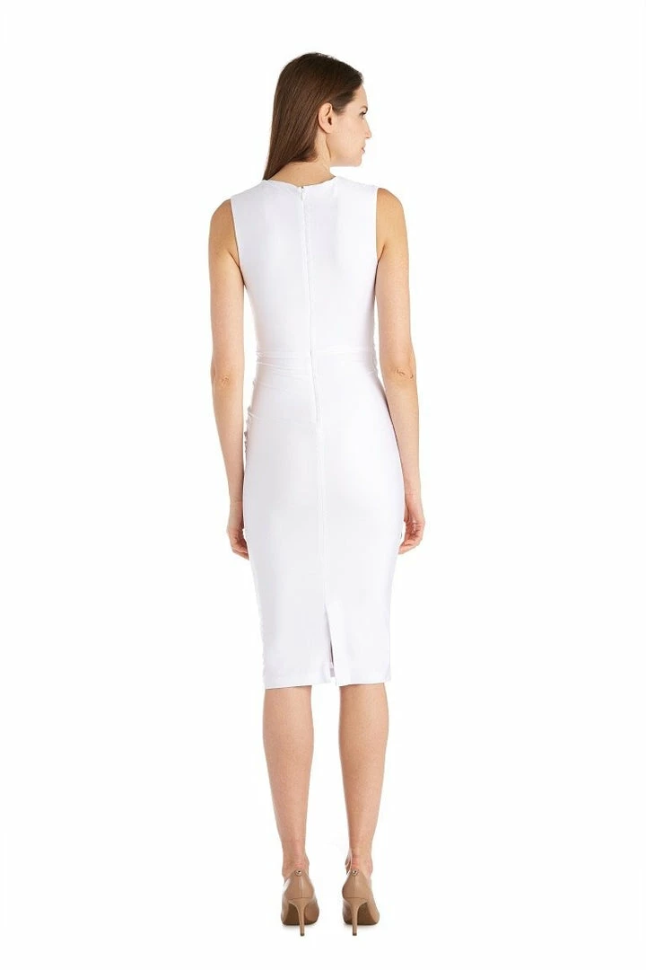 Reve Doll Essentials Jessica Bara Reese Draped Bodycon Midi Dress