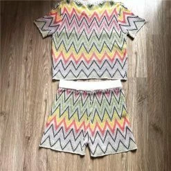 Influencer Style Jessica Bara Ezra Knit Top And Short Two Piece Set