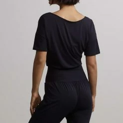 Reve Doll Essentials Commando Butter Relaxed Tee Jumpsuit