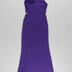 Jessica Bara Jessica Bata Giovanna Cut Out Ruched Maxi Dress Influencer Style