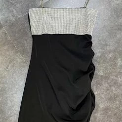 Jessica Bara Lolabelle Diamond Strap Mini Dress