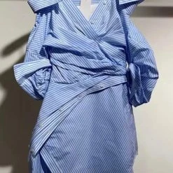 Jessica Bara Sejal Asymmetrical Shirt Dress