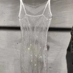 Dresses Jessica Bara Lima Sparkling Mesh Mini Dress