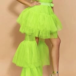 Birthday Suit Jessica Bara Farren Strapless Tulle High Low Dress