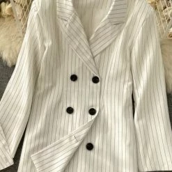 Jessica Bara Lola Long Sleeve Striped Mini Dress Reve Doll Essentials