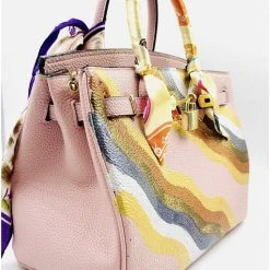 Accessories Anca Barbu Handpainted Geode Handbag