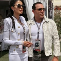 Jessica Bara Eloise Gold Button Two Piece Set