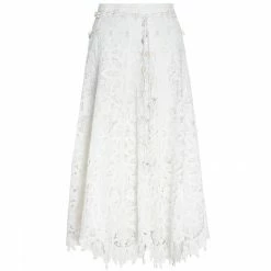 Jessica Bara Marla Lace Top And Skirt Two Piece Set Influencer Style