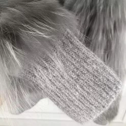 Jessica Bara Dolores Bow Button Fur Jacket Influencer Style