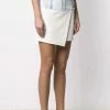 Jessica Bara Lyssa Denim Patchwork Skirt