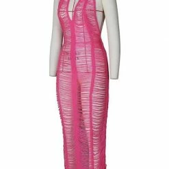 Jessica Bara Silvia Halter Neck Maxi Cover Up Influencer Style