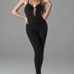 Jessica Bara Elaine Cut Out Jumpsuit Birthday Suit