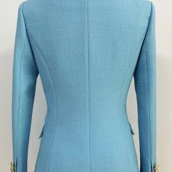 Jessica Bara Textured Donatella Double Breasted Blazer Reve Doll Essentials