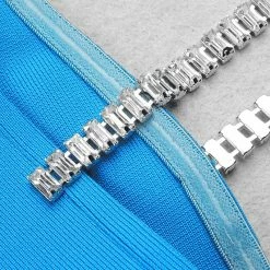 Jessica Bara Brooklyn Mesh Cut Out Mini Dress