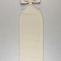 Jessica Bara Gracie Bandage Cut Out Maxi Dress Influencer Style