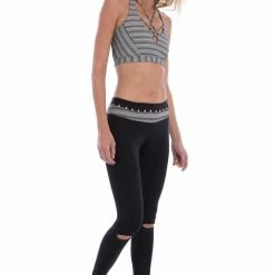 Bottoms Track & Bliss Triangle Studded Leggings