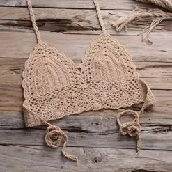 Influencer Style Jessica Bara Kayleigh Crochet Two Piece Bikini Set