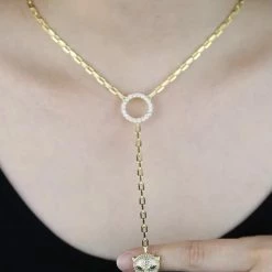 Accessories Jessica Bara Jackie Jaguar Crystal Pendant Necklace