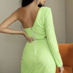 Jessica Bara Angela One Shoulder Cut Out Mini Dress Summer Lovin'