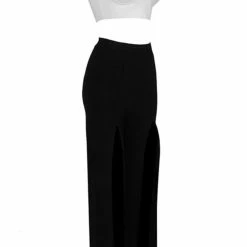 Jessica Bara Adrian Crop Top And Pant Two Piece Set Reve Doll Essentials