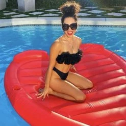 Poolside Essentials Jessica Bara Bobby Tube Top Organza Bikini Set