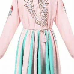 Summer Lovin' Jessica Bara Hendrix Mini Long Sleeve Belted Dress