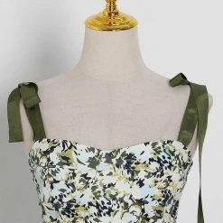 Jessica Bara Dacey Floral Bustier Top