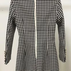 Jessica Bara Jacky Houndstooth Blazer Mini Dress Reve Doll Essentials