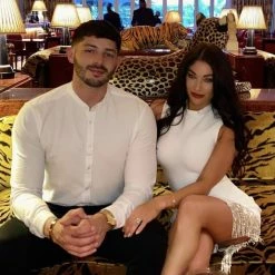 Jessica Bara Mindy Tassel Fringe Bodycon Dress Influencer Style