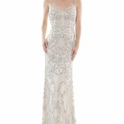 Colors Dress Beaded Open Back Gown