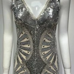 Jessica Bara Evangeline Sleeveless Sequin Gown