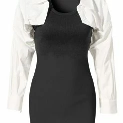 Jessica Bara Melodee Button Down Tank Top Dress