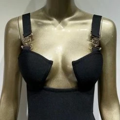 Dresses Jessica Bara Kirra Open Back Metal Buckle Mini Dress